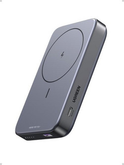 Ugreen PB206 Power Bank 10000mAh 20W με Θύρα USB-A & Θύρα USB-C Quick Charge 3.0 Space Gray