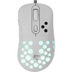 White Shark Azrael Ενσύρματο Gaming Ποντίκι RGB 7200 DPI White