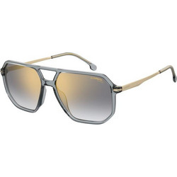 Carrera CA324S KB7FQ Ανδρικά Γυαλιά Ηλίου Aviator Χρυσά με Μαύρο Καθρέπτη Φακό
