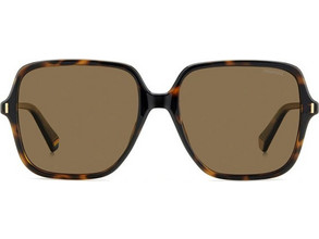 Polaroid Eyewear PLD6219S 086SP Γυναικεία Γυαλιά Ηλίου Τετράγωνα Κοκάλινα Ταρταρούγα με Καφέ Polarized Φακό