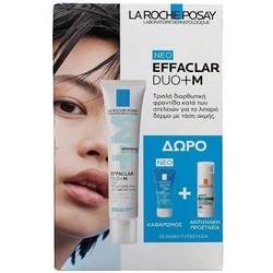 La Roche-Posay Effaclar Duo+M 40ml + Effaclar Gel 50ml + Anthelios Oil Correct SPF50 3ml