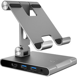 j5create JTS224 Βάση Tablet Γραφείου έως 12.9" Silver