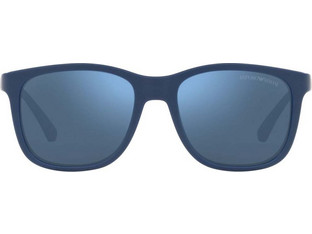 Emporio Armani EA4184 5058855 Ανδρικά Γυαλιά Ηλίου Τετράγωνα Κοκάλινα Μπλε με Μπλε Polarized Φακό