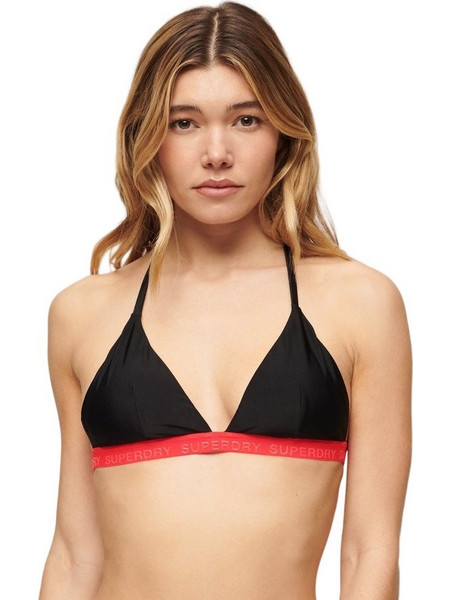 Superdry Bikini Top Τριγωνάκι Μαύρο W3010394A-02A