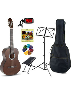 Gewa Concert Basic 3/4 Satin Brown Deluxe Bundle