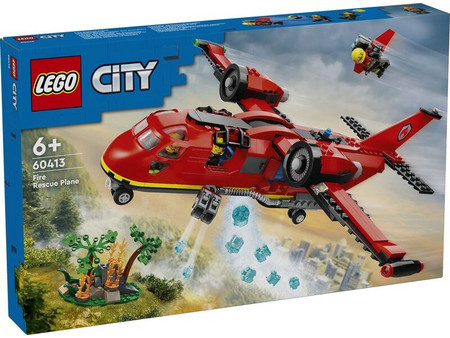 Lego City Fire Rescue Plane για 6+ Ετών 60413