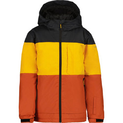 Icepeak Latimer Παιδικό Μπουφάν Χειμωνιάτικο Softshell Αδιάβροχο Αντιανεμικό Μαύρο Πορτοκαλί Κίτρινο 50045564I-665