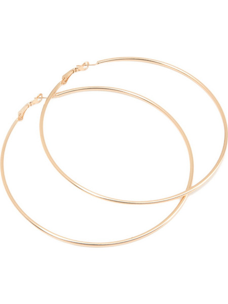 RO Accessories Γυναικεία Σκουλαρίκια Κρίκοι Ροζ Χρυσό E1G/90