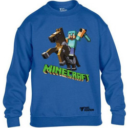 Takeposition Minecraft Riding To Win Παιδικό Φούτερ Royal Blue 810-4762-10