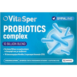 Vitasper Probiotics Complex 10 Billion Blend Προβιοτικά 15 Κάψουλες