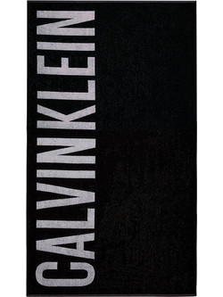 Calvin Klein Πετσέτα Θαλάσσης Μαύρη 100x176cm KU0KU00117-BEH