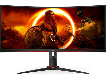 AOC CU34G2XP Ultrawide VA Curved Gaming Monitor 34" 3440x1440 QHD 180Hz 1ms