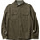 Hurley Ανδρικό Πουκάμισο Βαμβακερό Μακρυμάνικο Overshirt Χακί MVS0005660-035