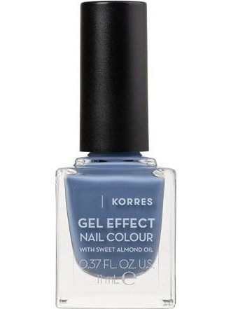 Korres Gel Effect Nail Color Aegean Sky 83 Gloss Βερνίκι Νυχιών Μακράς Διαρκείας 11ml