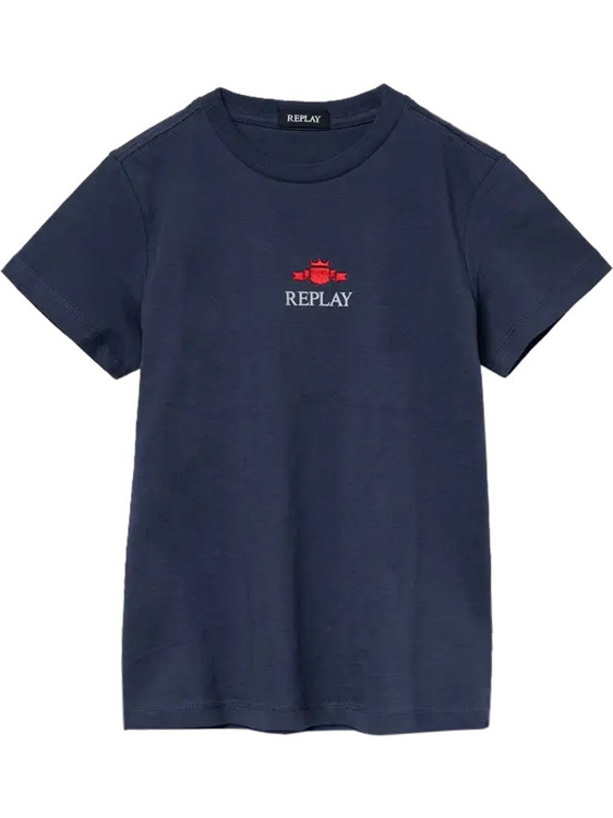 Replay Παιδικό T-Shirt Κοντομάνικο Navy Μπλε SB7404-056-2660-088
