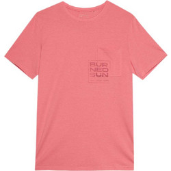 4F Ανδρικό Αθλητικό T-Shirt Ροζ 4FWSS24TTSHM1284-64S