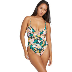 Volcom Had Me At Aloha Ολόσωμο Μαγιό Floral Πράσινο Σομόν O3012402-MLT