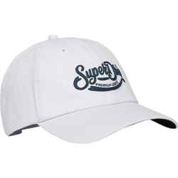 Superdry Baseball Καπέλο Jockey Υφασμάτινο Λευκό W9010175A-39E