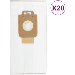 VidaXL 30245 Σακούλες Σκούπας 20τμχ Συμβατές με Σκούπα Nilfisk