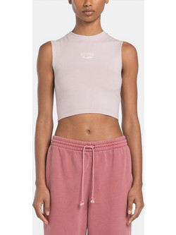 Reebok Classics Cl Γυναικείο Αθλητικό Crop Top Λιλά 100076247
