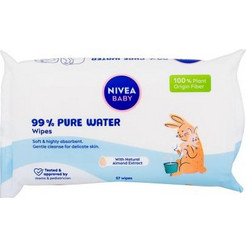 Nivea Μωρομάντηλα με Νερό 57τμχ
