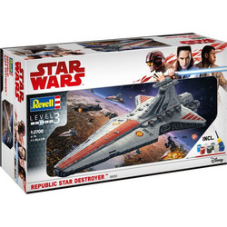 Revell Star Wars Republic Star Destroyer Συναρμολογούμενο Πλαστικό Μοντέλο Διαστημικού Οχήματος 1:2700
