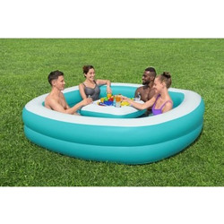 Bestway 54446 Φουσκωτή Πισίνα Πλαστική 218x218x48cm