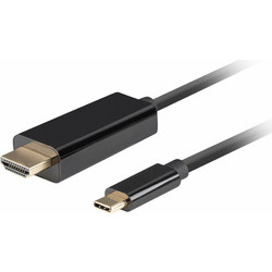 Lanberg Καλώδιο HDMI Male to USB-C Male 3m Black