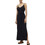 Vero Moda Midi Καλοκαιρινό Καθημερινό Φόρεμα Μαύρο 10307995