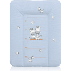 Lorelli Zebra Μαλακή Αλλαξιέρα Μωρού Πλαστική 70x50cm Γαλάζια