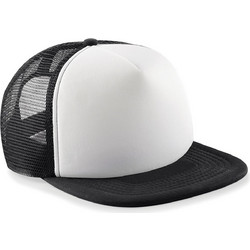 Flexfit Vintage Ανδρικό Καπέλο Jockey με Δίχτυ Snapback Υφασμάτινο Μαύρο Λευκό B645