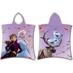 Borea Frozen Παιδικό Πόντσο Θαλάσσης Microfiber Λιλά 50x115cm