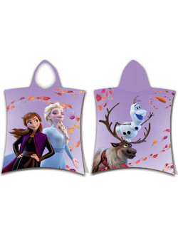 Borea Frozen Παιδικό Πόντσο Θαλάσσης Microfiber Λιλά 50x115cm