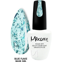 Mixcoco Flake Base 5 Blue Base Coat Ημιμόνιμο Βερνίκι Νυχιών 15ml