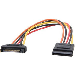 StarTech SATAPOWEXT8 Καλώδιο Τροφοδοσίας 15-Pin SATA III to 15-Pin SATA III 0.2m Multicolor