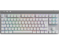 Logitech G515 Lightspeed Ασύρματο Μηχανικό Gaming Πληκτρολόγιο TenKeyLess με GL Tactile Διακόπτες RGB White