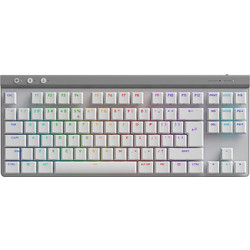 Logitech G515 Lightspeed Ασύρματο Μηχανικό Gaming Πληκτρολόγιο TenKeyLess με GL Tactile Διακόπτες RGB White
