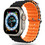 Tech-Protect IconBand Pro Λουράκι Σιλικόνης Black / Orange (Apple Watch 42 / 44 / 45 / 49mm)