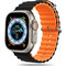 Tech-Protect IconBand Pro Λουράκι Σιλικόνης Black / Orange (Apple Watch 42 / 44 / 45 / 49mm)