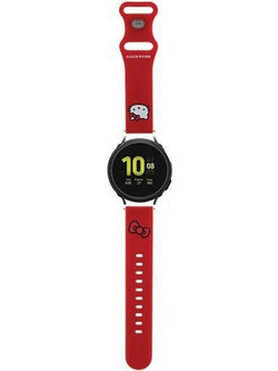 Hello Kitty Head Λουράκι Σιλικόνης Red (Universal 20mm)