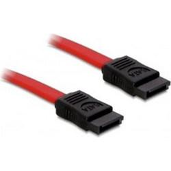 DeLOCK 84247 Καλώδιο Σκληρού Δίσκου 7-Pin SATA III to 7-Pin SATA III 0.3m Red