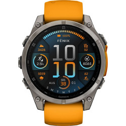 Garmin Fenix 8 AMOLED Sapphire 47mm Titanium / Spark Orange
