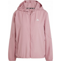 Adidas Run It Αθλητικό Γυναικείο Μπουφάν Softshell Μακρύ Ροζ IW8465