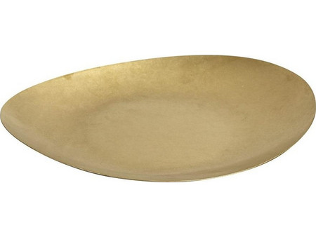Espiel Snow Gold Πιάτο Ρηχό Οβάλ Ανοξείδωτο 24.2x29.2cm FEV216
