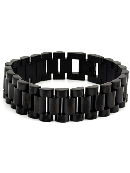 Legend Accessories Ανδρικό Βραχιόλι Χειροπέδα από Ατσάλι LGD-BR-2100/B