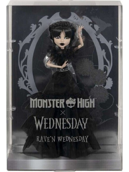 Mattel Monster High Wednesday Addams Raven Dress Black