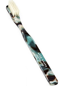 Acca Kappa Natural Bristles Havana & Green Medium Oδοντόβουρτσα Πολύχρωμη