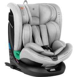 KikkaBoo i-Roll Κάθισμα Αυτοκινήτου i-Size 0-36kg ISOfix Grey