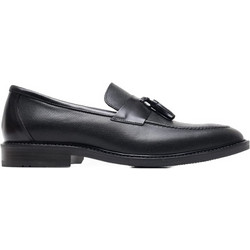 Damiani Ανδρικά Μοκασίνια Loafers Δερμάτινα Μαύρα 4404
