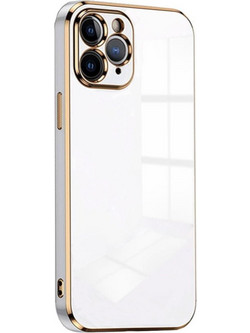 Bodycell Gold Plated Silicon Back Cover White (iPhone 11 Pro)